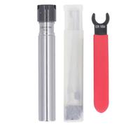 Grcfumo Collet Chuck Supporter Vista recta, C20 ER16M 135L Soporte de herramienta de vástago recto, llave ER16M para molienda de torno CNC