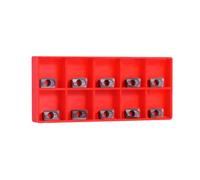 Grcfumo Consejos de carburo CNC 10pcs Insertos, herramienta de giro de torno de cortador de cuchillas con caja, insertos de giro de carburo para el procesamiento de acero y acero i