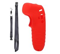 Grcfumo Cubierta de balancín de Controlador de Drones 1 PC, cordón de Control Remoto, Controlador de Drones de Controlador de rockero Protector de Manga de Silicona con cordón (Rot)