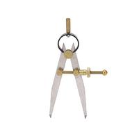 Grcfumo Divisor de ala, calibre de divisor de cuero cerrable ajustable de oro resistente al oro resistente a la alta precisión para manualidades de cuero de bricolaje (150 mm)