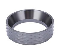 Grcfumo Embudo dosificador de café de 48 mm, embudo dosificador de café de aleación de aluminio, portafiltro para máquina de café dosificación magnética de café para oficina en (Gris)