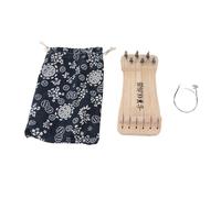 Grcfumo entrenador de dedo cítaro chino, instrumento mini musical de 6 cuerdas, ejercicio de fuerza de dedo de arpa koto para principiantes para principiantes