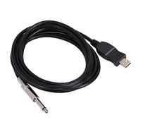 Grcfumo Guitar Audio Cable, Portable Guitar USB Cable, Metal Guitar Cable for Guitar Computer Audio Transmission