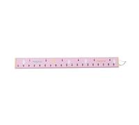 Grcfumo Kids Growth Chart, Accurate Baby Growth Height Chart, Safe Ruler Wall Hanging Measurement Chart for Kids Child Toddler Home (Pink Cloud)