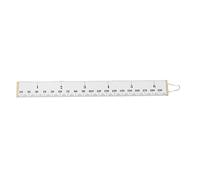 Grcfumo Kids Growth Chart, Accurate Baby Growth Height Chart, Safe Ruler Wall Hanging Measurement Chart for Kids Child Toddler Home (Classic White)