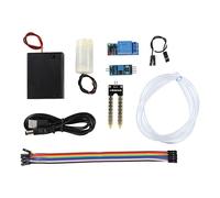 Grcfumo Kit automático de bomba de riego de flores, módulo de relevo de riego módulo de sensor de suelo kit de línea de conexión, kit de bricolaje de riego automático para planta d
