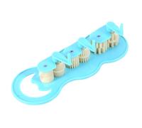 Grcfumo Máquina engarzadora de papel Quilling, herramienta de engarzado con manivela desmontable, 6 opciones de tamaño Plástico azul para arte Quilling