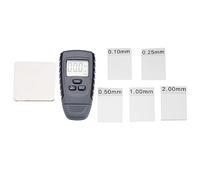 Grcfumo Medidor de espesor de pintura, Mini Medidor digital de pantalla digital LCD, instrumento de evaluación de grosor de medidor de recubrimiento de automóviles para pruebas de