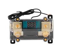 Grcfumo Power S Suppil, soporte de visualización LED digital de audio, titular de audio de automóvil de audio Bloque de distribución estéreo Caja digital Pantalla digital (200a)