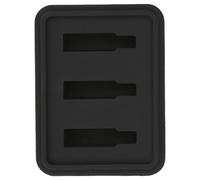 Grcfumo Silicone Black Guitar Ukelele String Mute Silencer Training Training, acústica guitarra silenciador mute, accesorio de instrumentos para músicos
