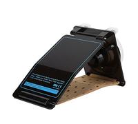 Grcfumo Soporte de guitarra, taburete de reposapiés de guitarra de cuero de plástico PU, soporte de descanso de escritorio de guitarra sin deslizamiento para guitarras clásicas fol