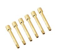 Grcfumo Tornillos de montaje de sillín de intonación de 6 pcs, tornillos de bloqueo de cuerda, tornillos de bloqueo de cuerda de silla de montar para guitarra eléctrica