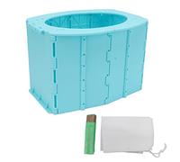 GRCFUMO Travel Potty para niños pequeños, limpieza fácil de ABS ABS Portable Wathy, Plegable para acampar de emergencia al aire libre para acampar de emergencia