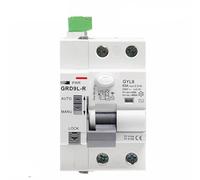 GRD9L-R 6KA ELCB RCCB Disyuntor de dispositivo de reconexión automática 2P 4P 40A 63A 30mA 100mA 300mA RCD AC Tipo 1 Uds(-DC24-48V,4P 63A 300mA RCCB AC)