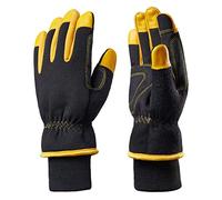 Grdnpro Guantes de trabajo impermeables y aislantes para hombre, guantes térmicos de invierno, guantes para pantallas táctiles, guantes para congelación industrial (L)