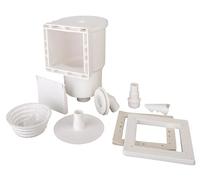 Gre AR100 - Skimmer para Limpieza y Depuración de Piscina Estándar + Válvula de Impulsión, Sistema de Filtración para Piscinas, Color Blanco, 27 x 22 x 35 cm