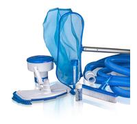 Gre AR20641 - Kit Limpiafondos para Piscinas Desmontables. Limpiafondos Manual de Apiración con una Potencia mínima de 0,3 CV. para el Fondo de Piscinas Pequeñas y Medianas.