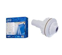 Gre FPR352 - Liner para Piscinas Redondas, Diámetro de 350 cm, Altura de 120 cm, Color Azul & AR503 - Boquilla de Impulsión para Piscinas Desmontables