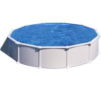Gre Piscina de Acero Redonda Atlantis con filtro arena Blanco 550x132 cm