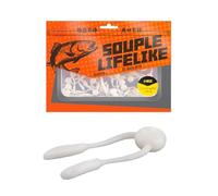 Greabuy 20 señuelos suaves para pesca en aguas dulces, Gogga flexible con imitación que mejora la tasa de capturas de agua dulce