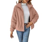 Greabuy Abrigo de forro polar ligero con cremallera completa para mujer, manga larga, solapa para actividades al aire libre, forro polar para invierno, Preguntas frecuentes:, XXX-Large