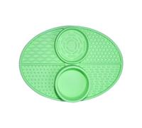 Greabuy Alfombrilla de alimentación lenta para mascotas, perros, gatos, almohadilla de silicona para lamer en interiores, almohadilla de alimentación para mejorar los hábitos alimenticios, lamer el