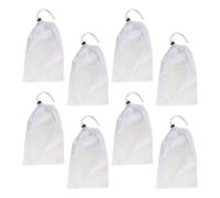 Greabuy Bolsa de limpieza de hojas de piscina alta con cordón de bloqueo, bolsas de red de vacío lavables para piscinas, estanques, bolsa de limpieza de natación