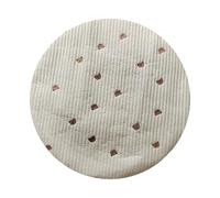 Greabuy Bonita alfombra de juego para niños, alfombra redonda para gatear, alfombra de guardería con impresión bordada, extraíble y lavable para suelo de bebé