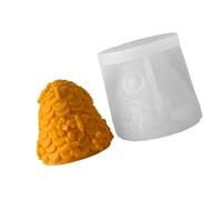 Greabuy Cilindro flexible de silicona para jabón artístico, diseño de panales