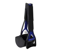 Greabuy Colector de residuos plegable para perros que ahorra espacio con mango cómodo para una función suave de la mano, limpieza de césped, pala para mascotas