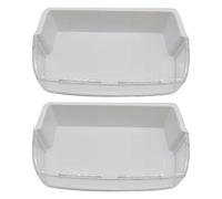 Greabuy Contenedor de repuesto para puerta de refrigerador fuerte, 13.8 x 7.5 x 3.6 pulgadas, excelente posición superior derecha, contenedor de repuesto para planificador de refrigerador