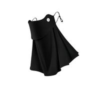 Greabuy Cubrebocas completo con protección solar y agujero para beber, protector de cuello atlético para deportes al aire libre y viajes, deportes al aire libre, Negro, Talla única