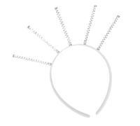 Greabuy Do It Yourself - Diadema lisa suave con aro de resorte para el pelo, diadema lisa suave
