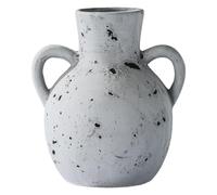 Greabuy Florero artístico de cerámica decorativo con doble asa para casas de campo, centro de mesa, decoración de flores secas