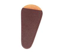 Greabuy Funda protectora para tijeras de bordado, de color sólido, para herramientas de costura, rizador de pestañas, bolsa protectora para cortar hilo, Brown