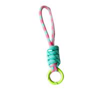 Greabuy Llaveros para mujer, llavero creativo con cordón elegante, correa de cuerda de nudo perdido, cordón de muñeca adecuado para funda de teléfono, color