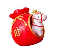 Greabuy Lucky Wealth - Estatua de caballo Feng Shui para decoración del hogar para sala de estar, figuras coleccionables, decoraciones de regalo del zodiaco chino