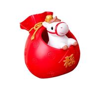 Greabuy Lucky Wealth - Estatua de caballo Feng Shui para decoración del hogar para sala de estar, figuras coleccionables, decoraciones de regalo del zodiaco chino