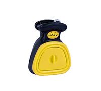 Greabuy Recogedor portátil para excrementos de perro de tamaño manual, para pasear perros grandes y pequeños, fuera del patio o viajes al aire libre, dispensador de bolsas para excrementos de perro