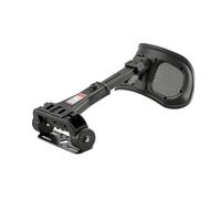 Greabuy Respaldo multiusos para motocicleta con portaequipajes plegable para múltiples modelos de vehículos, lumbar retráctil