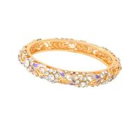 Greabuy Romance - Cadena de mano de aleación de Zn con diamantes de imitación brillantes, varios colores, One Size, como se describe