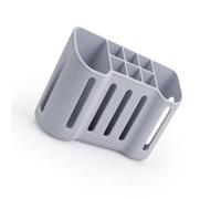 Greabuy Soporte para cepillo de dientes y pasta de dientes montado en la pared, soporte flexible con ventosa para cuarto de baño, peine de afeitadora, pequeños objetos, organización de dormitorio