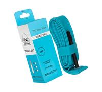 Greabuy Tubo de bicicleta de carretera 700 x 18 28 C, diseño de bajo peso, resistencia mejorada a pinchazos, válvula francesa de 45/65/85 mm para bicicletas de carreras, baja resistencia a la rodadura