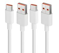 Greacesrio 2 Piezas 120W Cable de Carga USB C, 1,5M Carga Rápida Cable 6A | 67W 120W Carga Turbo Tipo C USB para Note 14 13 12 Pro 12S 11 Pro Carga Rápida y Transferencia de Datos