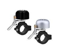 Greallthy Timbre de Bicicleta, Campana de latón para Manillar de Bicicleta de 22.2-31.8 mm,Sonido y Claro Campanas para MTB Bicicleta, Bicicleta Plegable, Urbana Ebike.