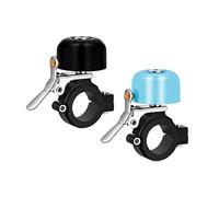 Greallthy Timbre de Bicicleta, Campana de latón para Manillar de Bicicleta de 22.2-31.8 mm,Sonido y Claro Campanas para MTB Bicicleta, Bicicleta Plegable, Urbana Ebike.