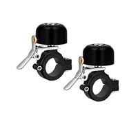 Greallthy Timbre de Bicicleta, Campana de latón para Manillar de Bicicleta de 22.2-31.8 mm,Sonido y Claro Campanas para MTB Bicicleta, Bicicleta Plegable, Urbana Ebike.