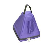 GREALY Instrumento Musical de curación de pirámide de Canto de Cristal de Cuarzo Transparente for Accesorios de meditación de curación de Sonido (Size : Separate Bag for 5/6inch)