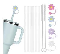 Greant 6 pajitas con 4 tapas de popote para vaso Hydro Flask de 32 onzas y 40 onzas