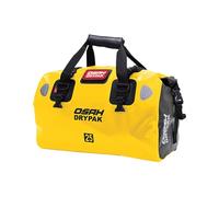 Greanthour Bolsa Seca Impermeable para Motocicleta,Cola de Equipaje Bolsa，Gran Espacio de Almacenamiento，los Hombros Adecuada para Ciclismo, Camping, Deportes Acuáticos(Amarillo, 25L)